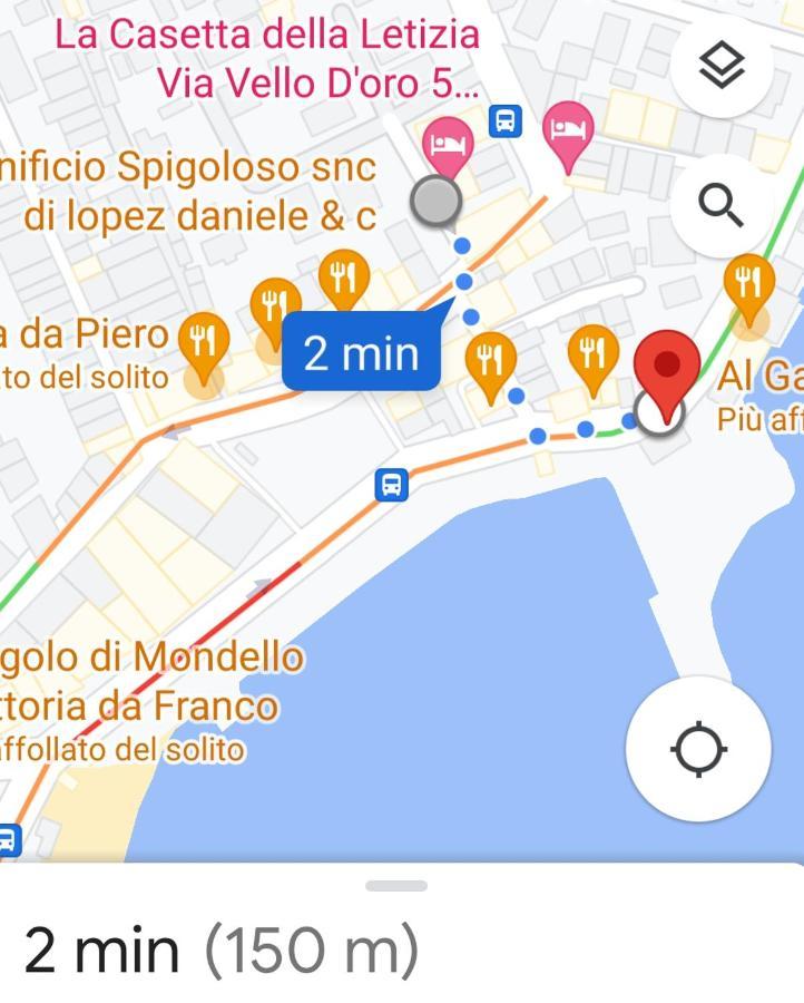 La Casetta Della Letizia Mondello Exteriér fotografie